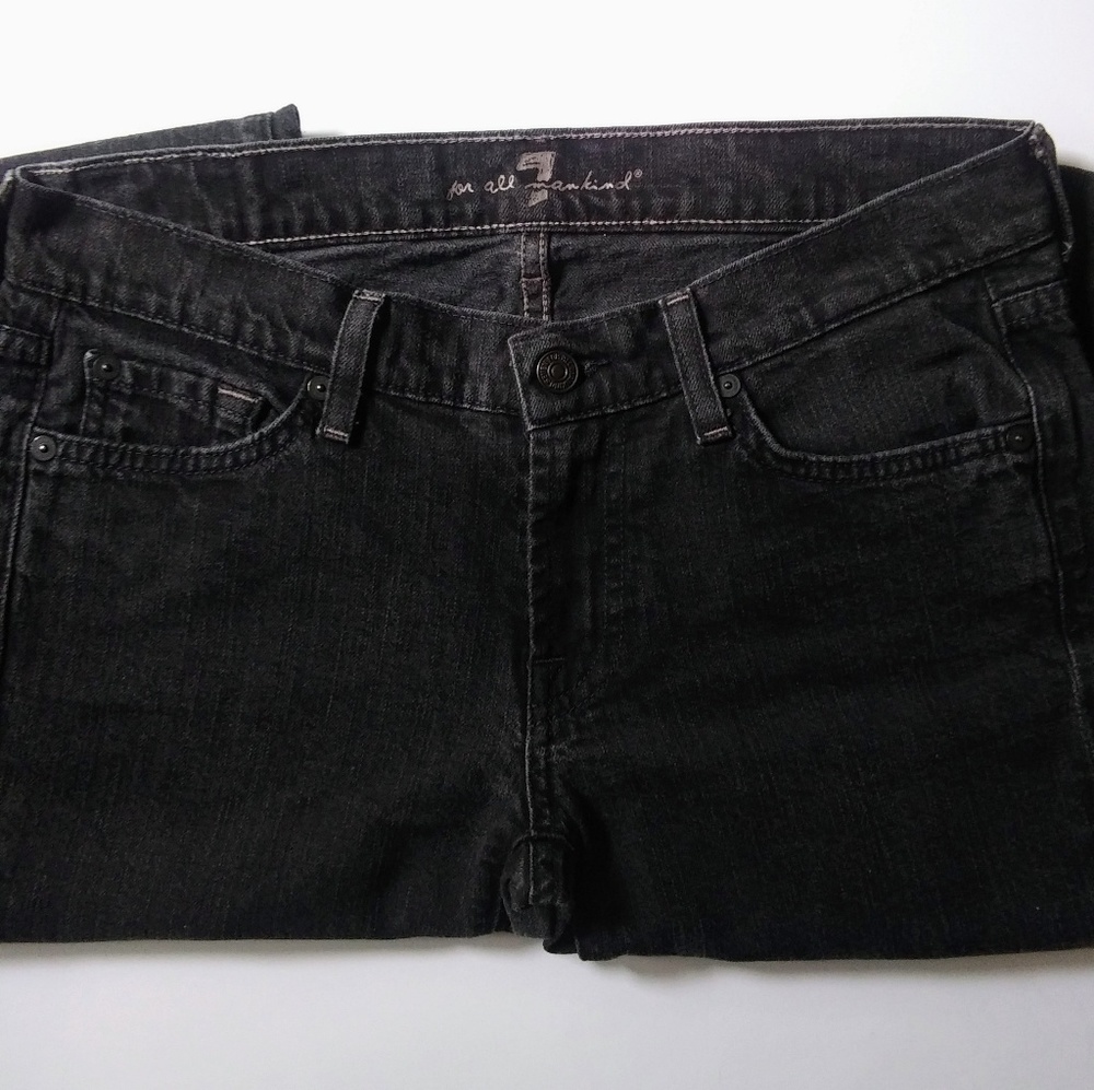 7 For All Mankind Black Denim